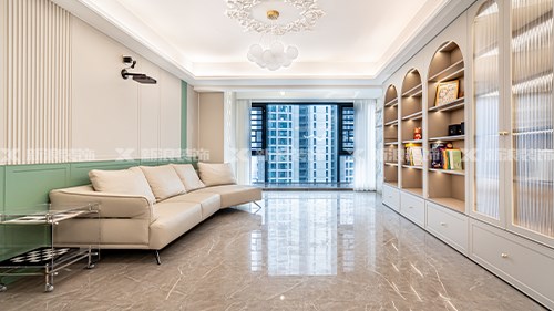 143m²精裝全屋定制，法式奶油溫馨實用|長沙全屋整裝