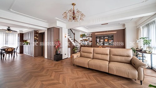 漢唐翰林府145m²復(fù)式，法式中古超會(huì)裝|長(zhǎng)沙全屋整裝