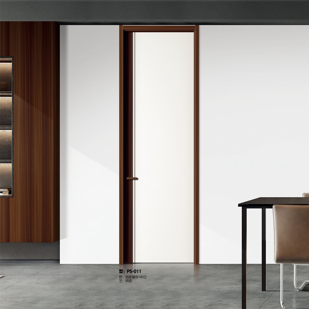 凱洛豪木門PS-011塔斯硬木+衫白